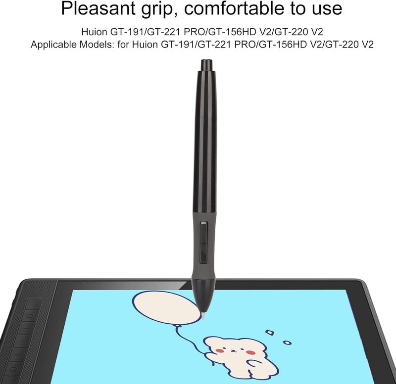 Yoidesu Pen, PEN68D Drawing Tablet Pen 8192 Level Pressure Battery Pen for Graphics Tablet GT‑191/GT‑221 PRO/GT‑156HD V2/GT‑220 V2 - Image 4